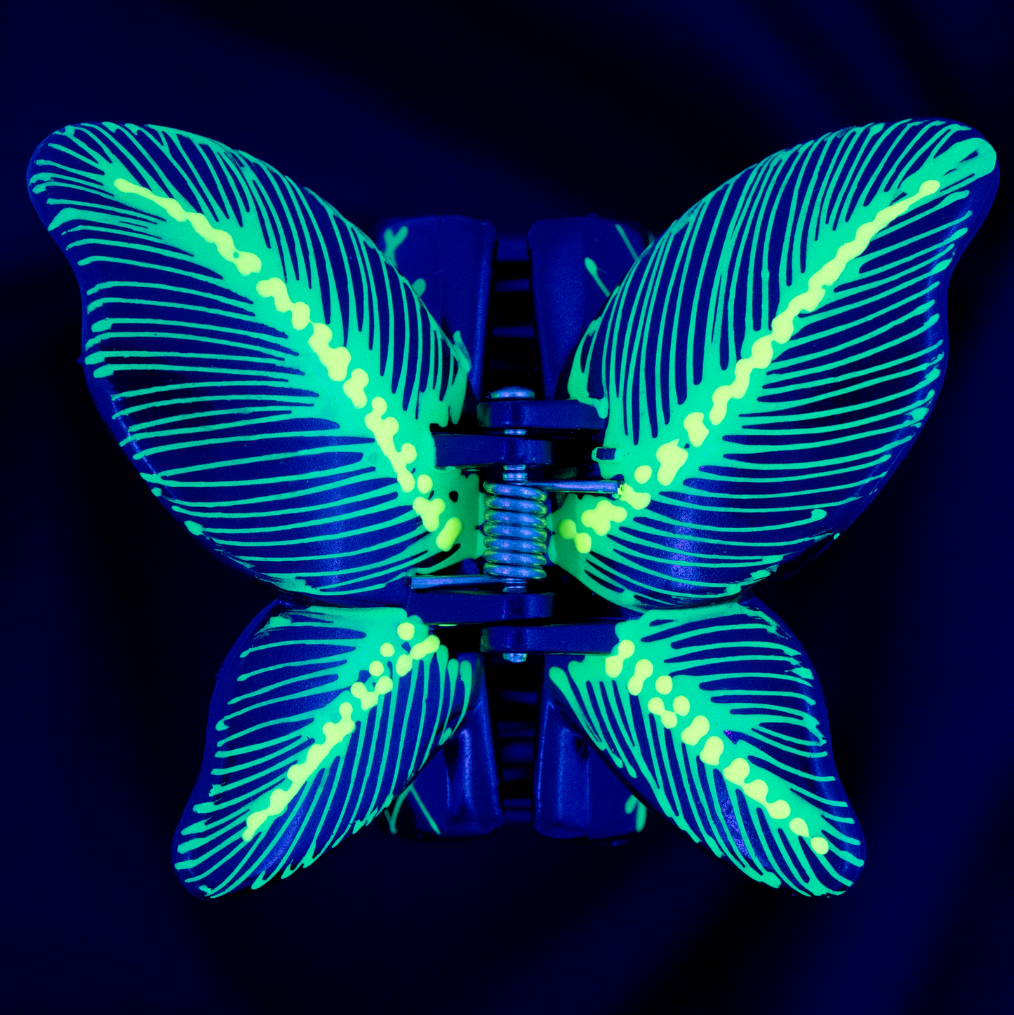 Grande Pince à Cheveux FLUO – Papillon l'Authentique