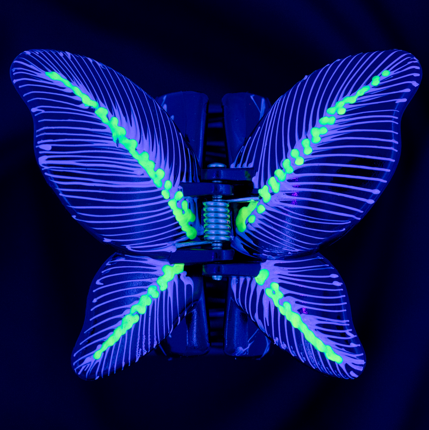 Grande Pince à Cheveux FLUO – Papillon l'Authentique