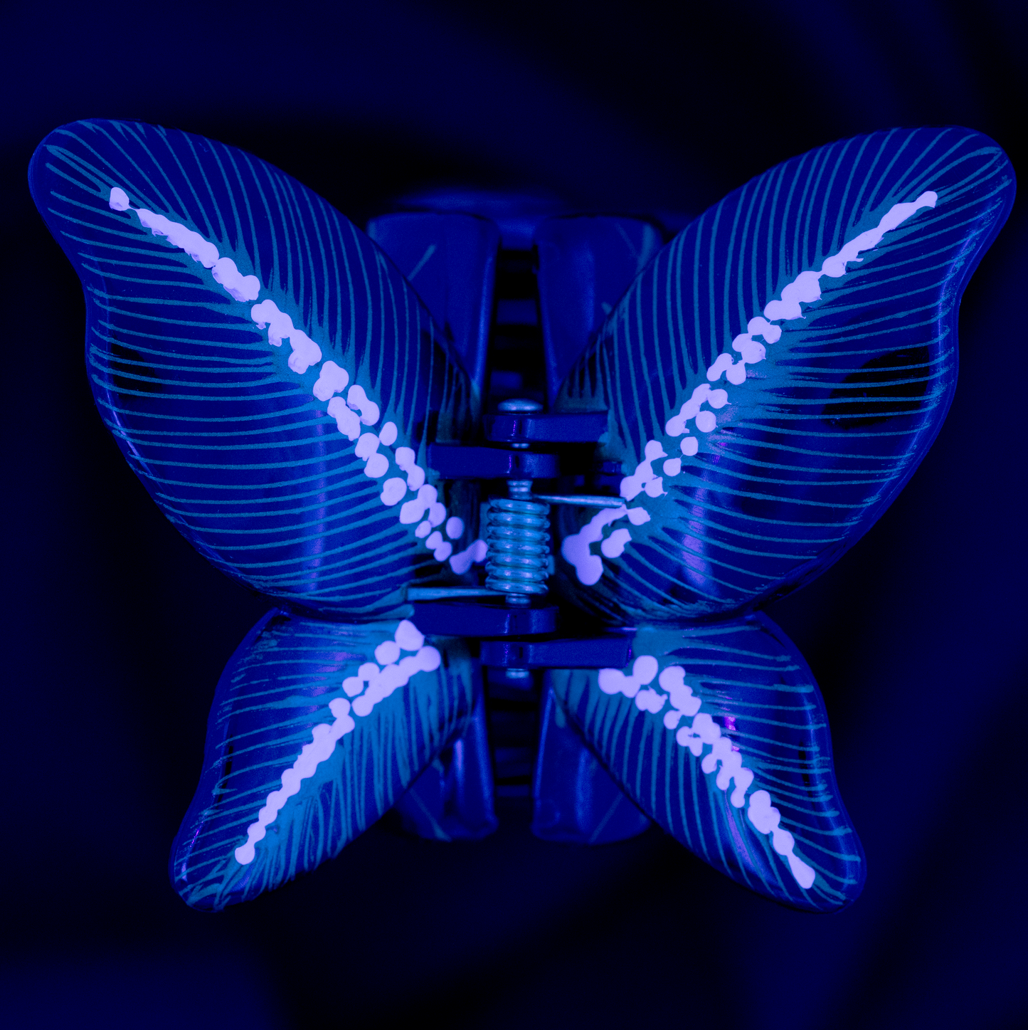 Grande Pince à Cheveux FLUO – Papillon l'Authentique